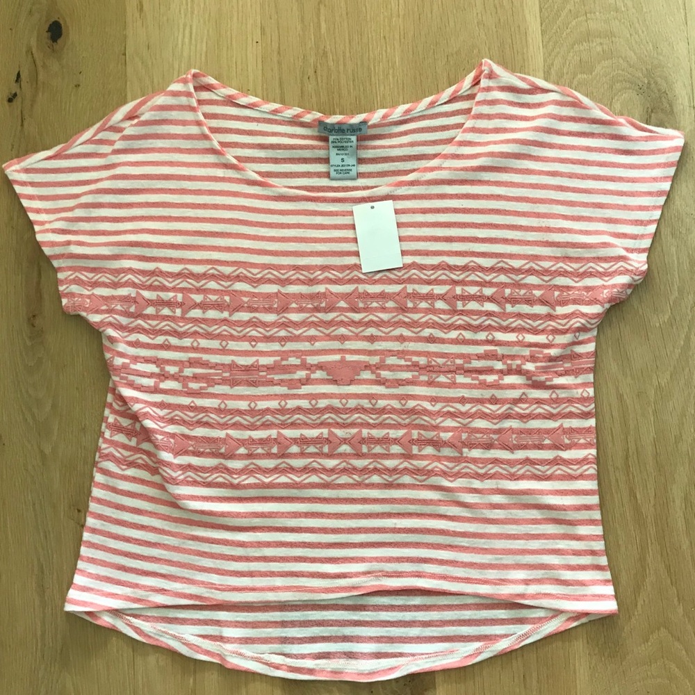 NWT Charlotte Russe Striped Top